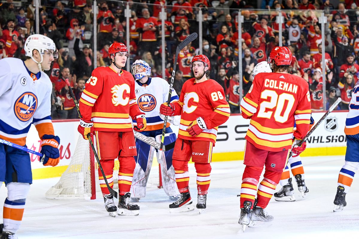 NHL: FEB 12 Islanders at Flames