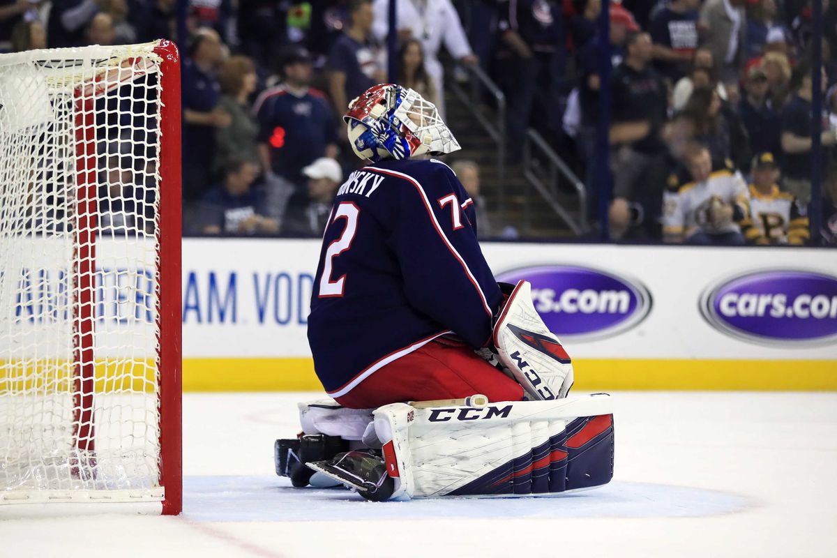 NHL: Stanley Cup Playoffs-Boston Bruins at Columbus Blue Jackets