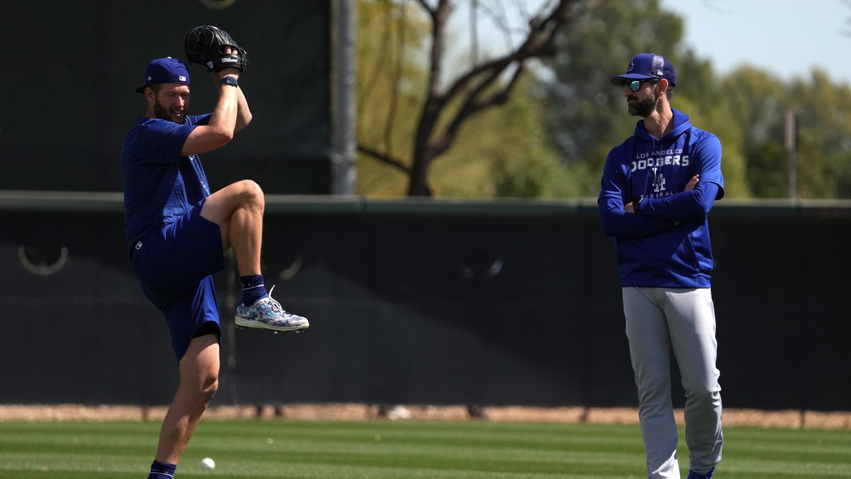 MLB: Spring Training- Los Angeles Dodgers-Workouts