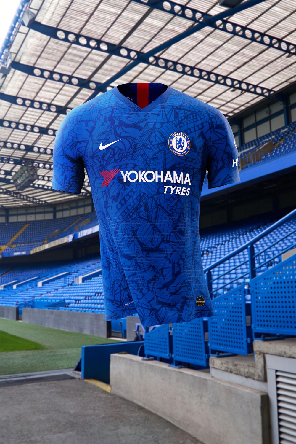 Chelsea Fc 2019-2020 Home Shirt Size Medium 