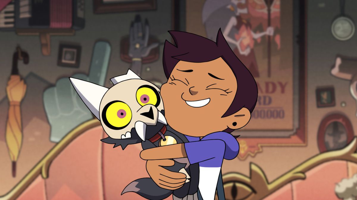 The Owl House characters hug