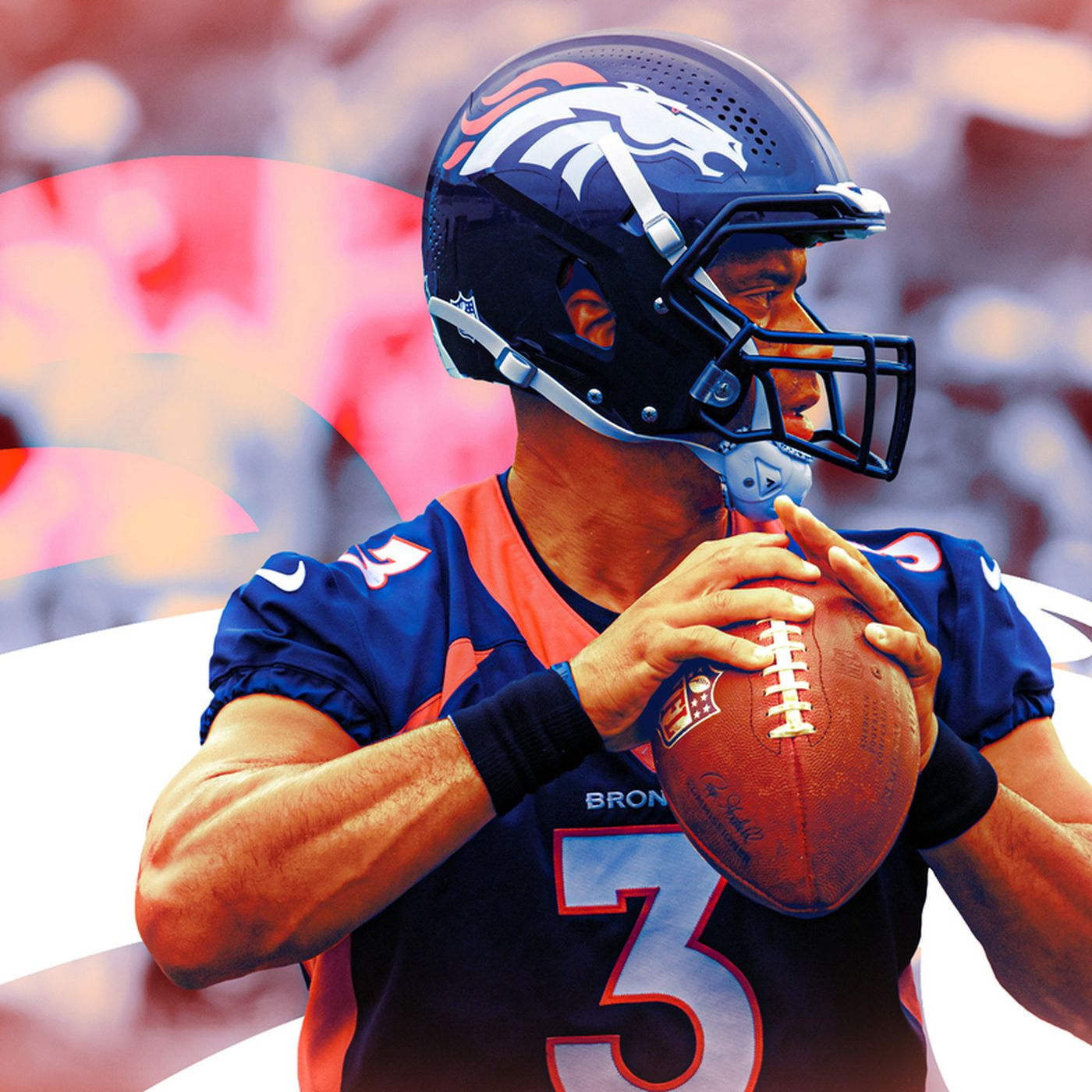 russell wilson in bronco jersey
