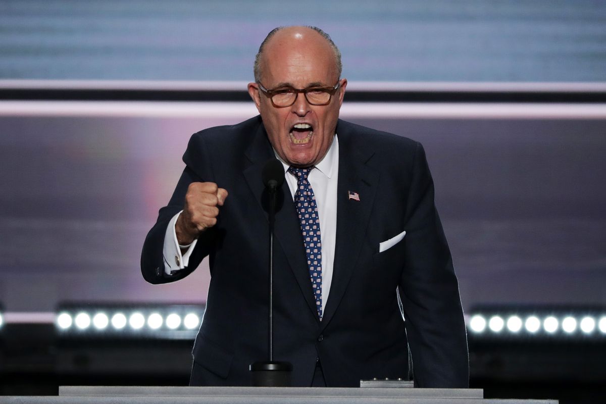 Rudy Giuliani at the 2016 Republican National Convention.