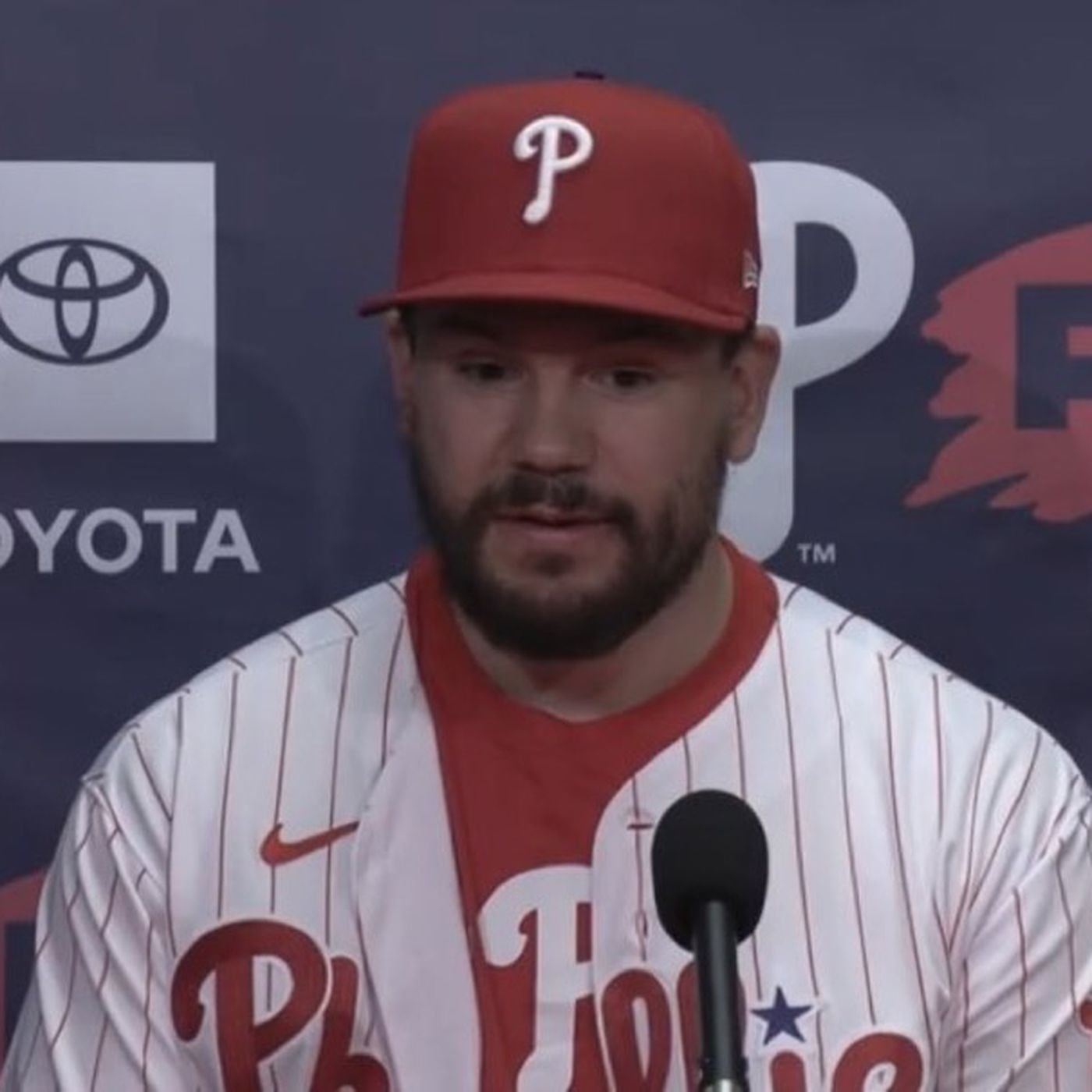 A brief look at Kyle Schwarber's introductory press conference - The Good  Phight