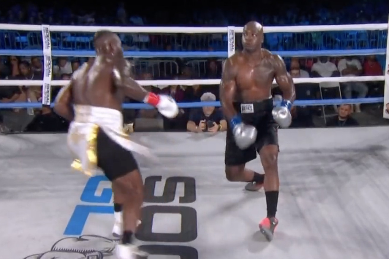 Video: Le’Veon Bell demolishes Adrian Peterson with vicious knockout at Social Gloves 2