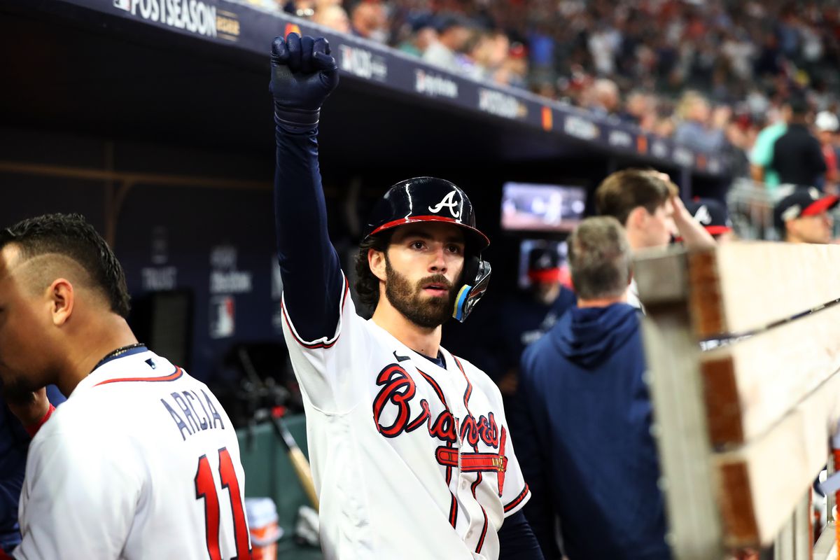 At Auction: 2020 Dansby Swanson Game Used 6/36