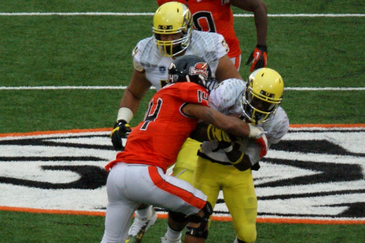 Oregon St. missed Jordan Poyer on both defense and special teams while he was out temporarily Saturday against Oregon.
