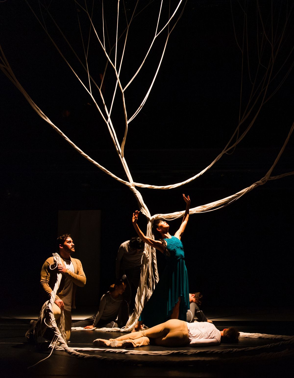 A scene from choreographer Jessica Lang’s “The Wanderer.” (Photo: Courtesy of the Harris Theater)