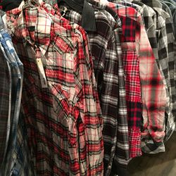 Men’s plaid shirts, $37 (were $148)