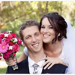 Stephanie Williams McKnight with her husband, Mitch McKnight. At age 25, McKnight is the youngest woman to be named a Young Mother of the Year. The McKnight family resides in California.
