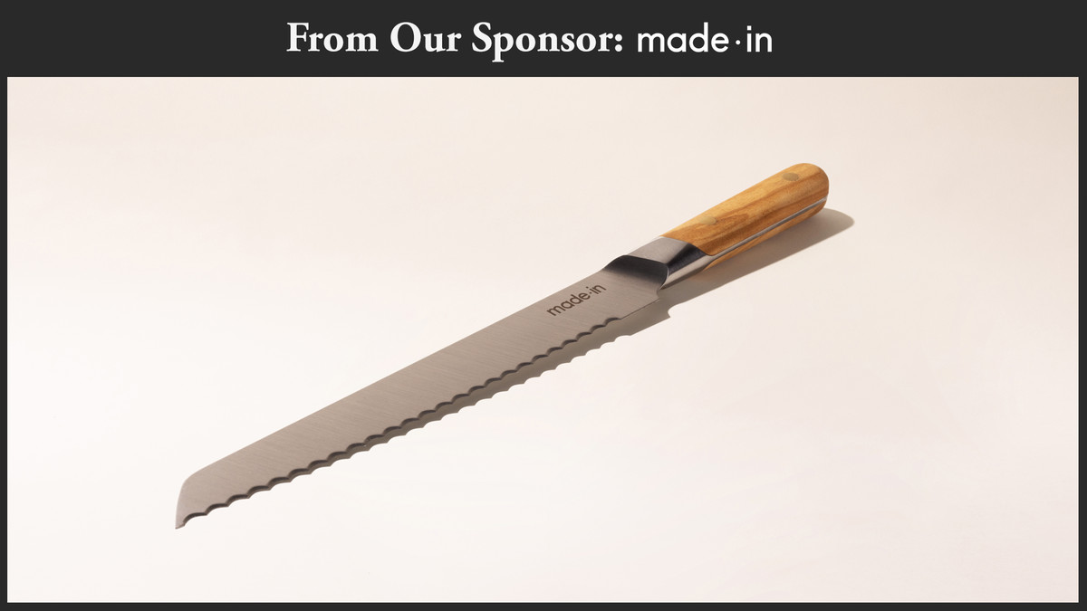 Break knife in a box labeled “From Out Sponsor: made in.”