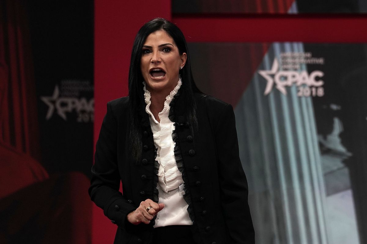 NRA spokeswoman Dana Loesch speaks during CPAC 2018 February 22, 2018 in National Harbor, Maryland.
