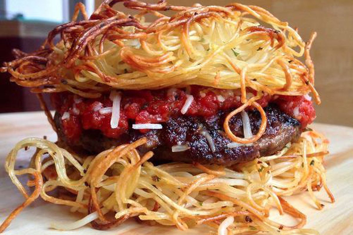 Philly's PYT Unleashes Spaghetti Burger Upon the World - Eater