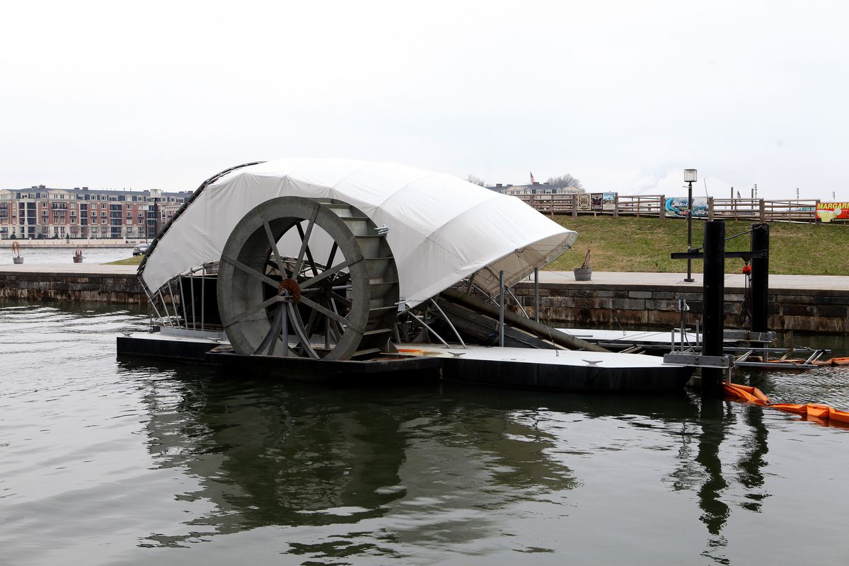 Inner Harbor Water Wheel