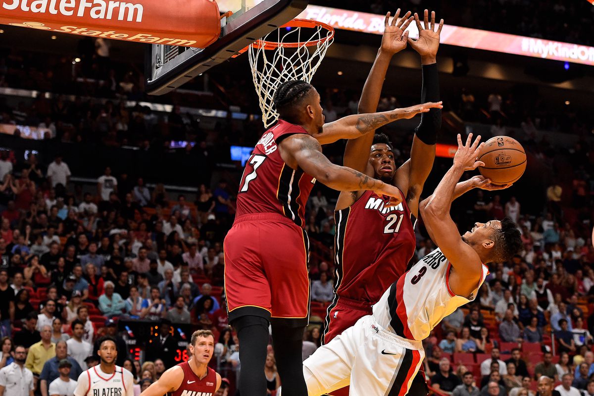 NBA: Portland Trail Blazers at Miami Heat
