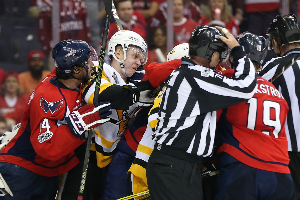 NHL: Stanley Cup Playoffs-Pittsburgh Penguins at Washington Capitals