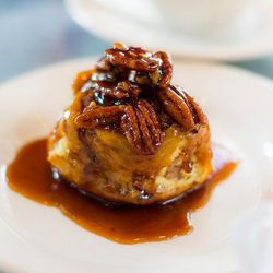 Sticky Bun, at The Larder at Tavern, by Anna C. Jacobson