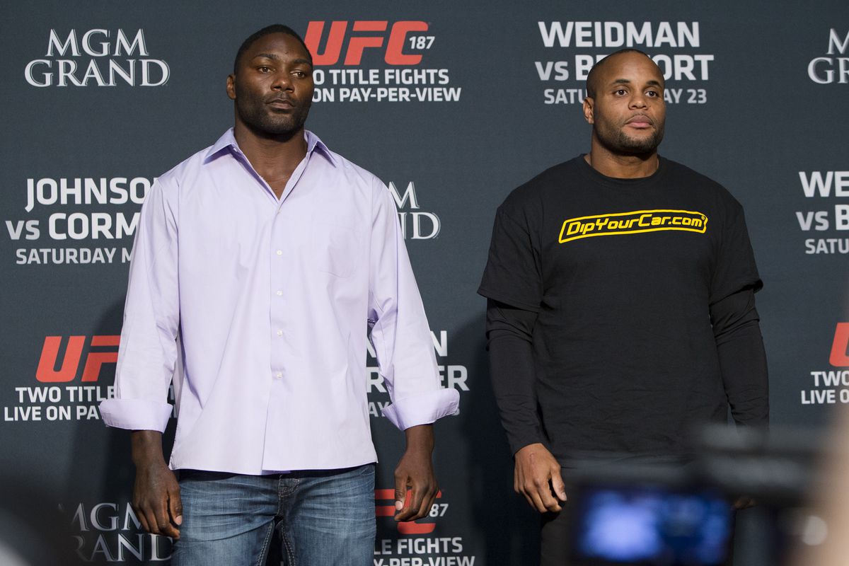 Anthony Johnson and Daniel Cormier will clash in the UFC 187 main event Saturday night.