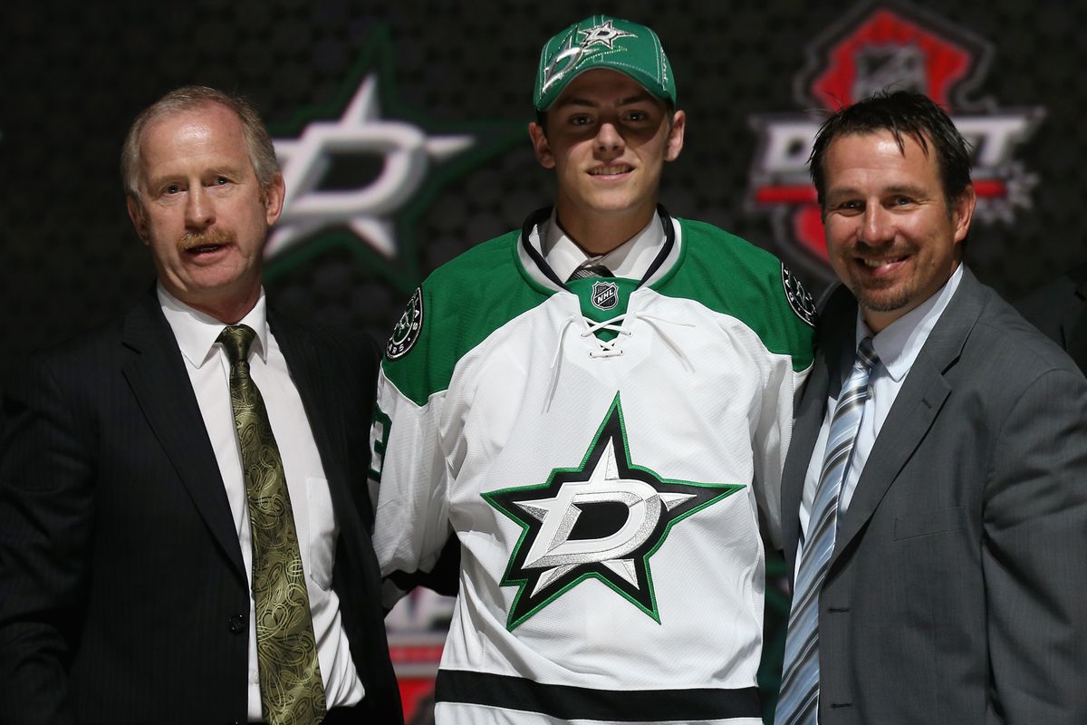 Center Jason Dickinson has another strong game for the Stars in Traverse City