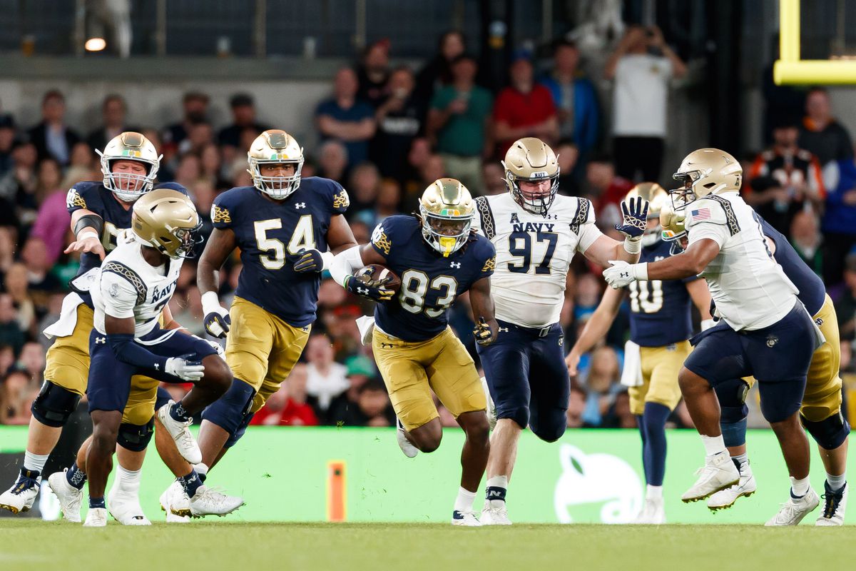 Aer Lingus College Football Classic - Notre Dame v Navy
