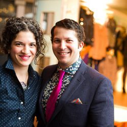 Adele Berne and Michael Kuhle of Menswear Store of the Year winner Epaulet