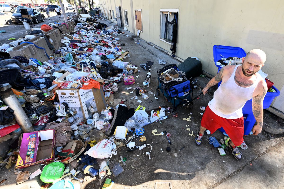San Bernardino Clears Shuttered Crime-ridden Defunct Dorm Where Hundreds Have Been Living In Filth