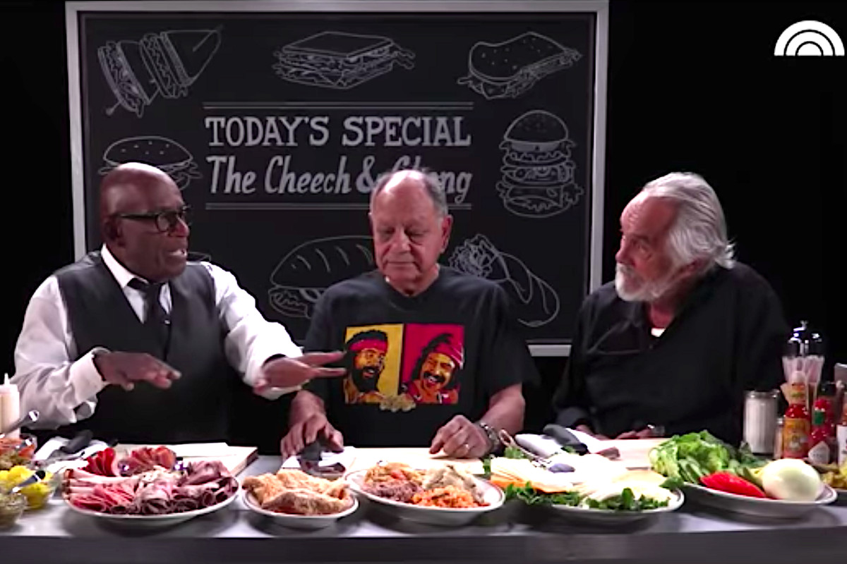 Al Roker and Cheech and Chong in the first episode of Cold Cuts