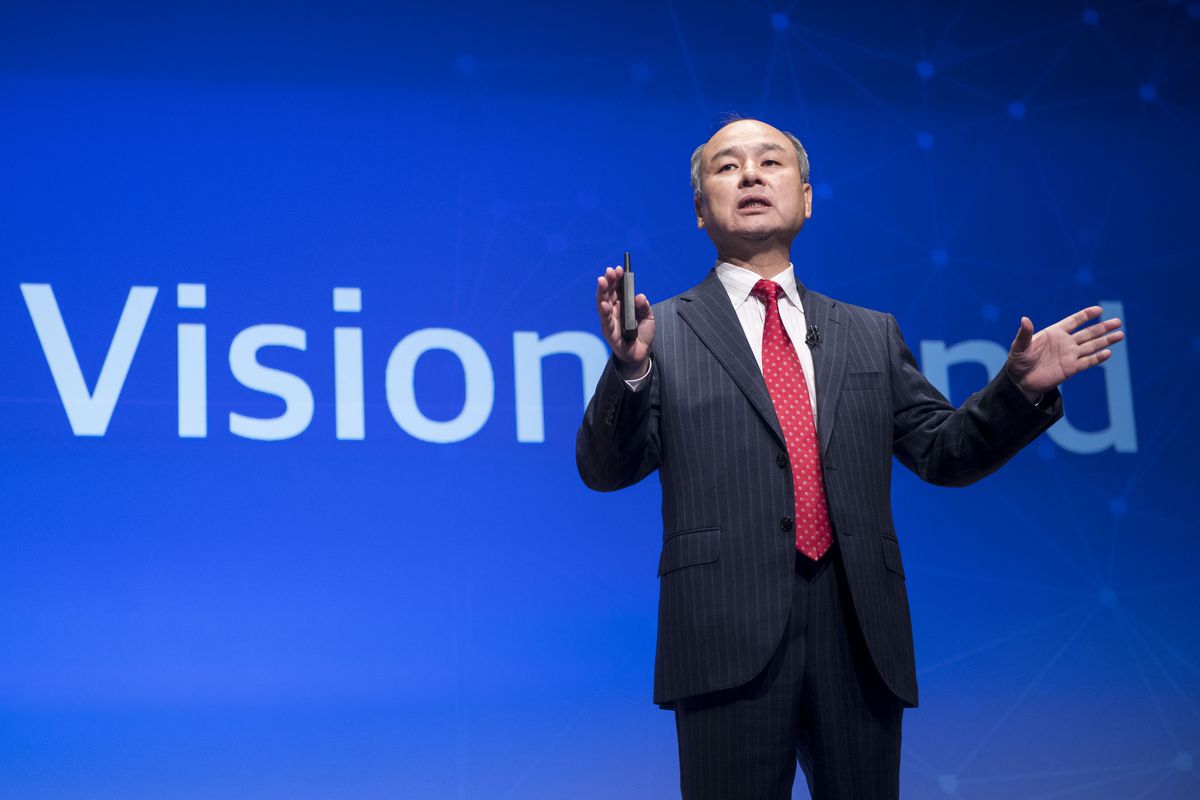 SoftBank Group Corp Chairman and CEO Masayoshi Son attends a news conference in Tokyo, Japan, February 8, 2017. 