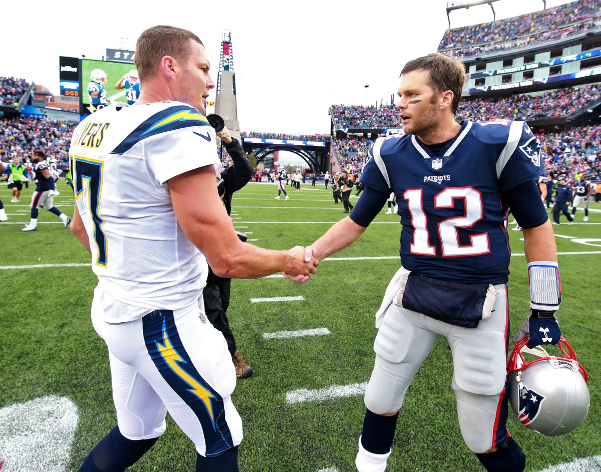 Los Angeles Chargers Vs New England Patriots at Gillette Stadium