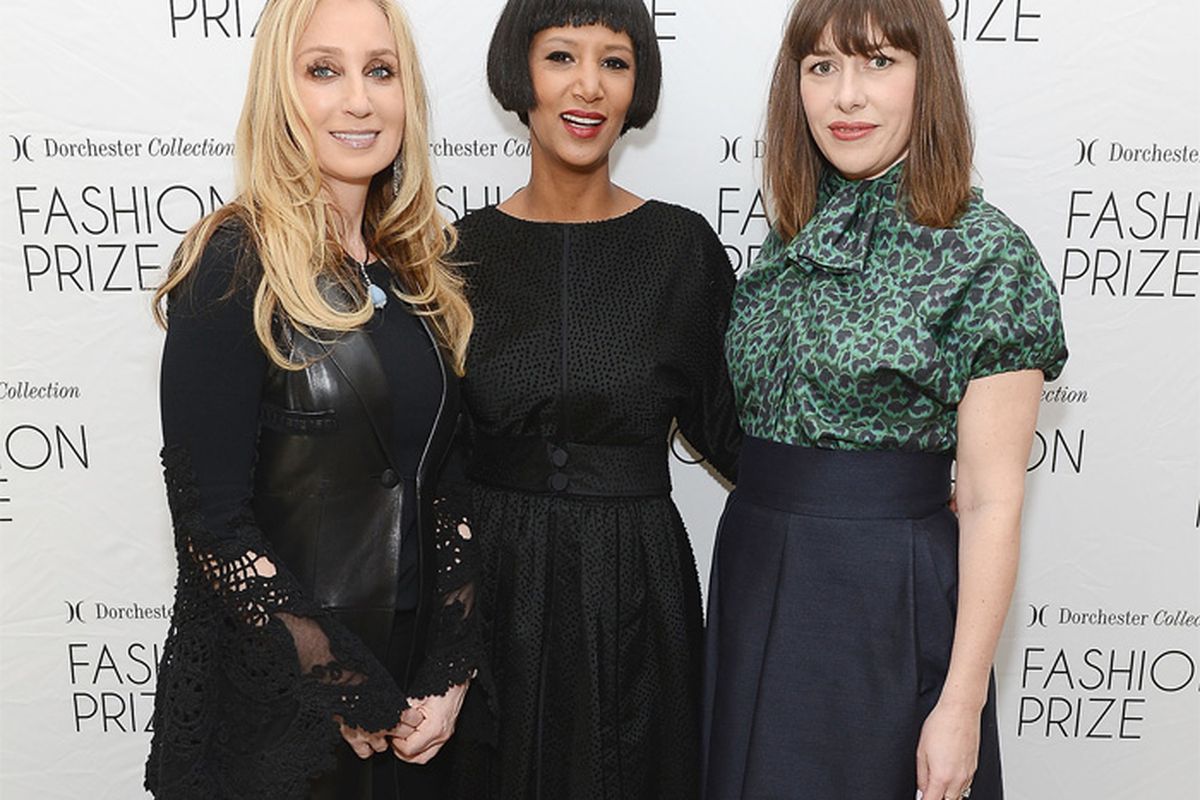 Neiman's Catherine Bloom, designer Gelila Puck and stylist Penny Lovell. Photo via Beverly Hills Hotel.