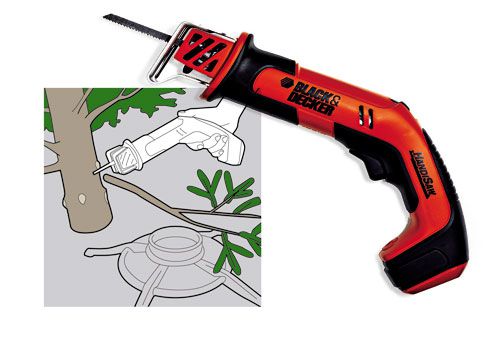 <p>Black and Decker's Handisaw cordless branch cutter</p>
