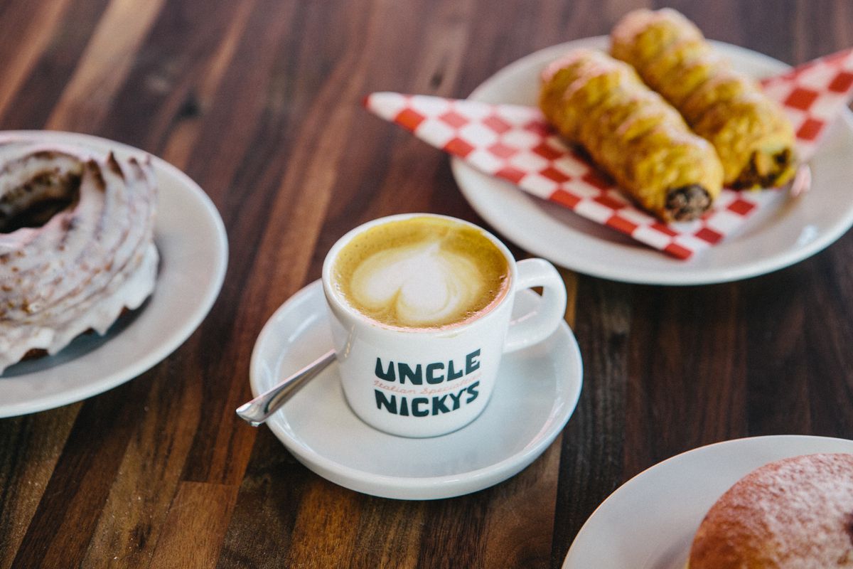 A coffee from Uncle Nicky’s