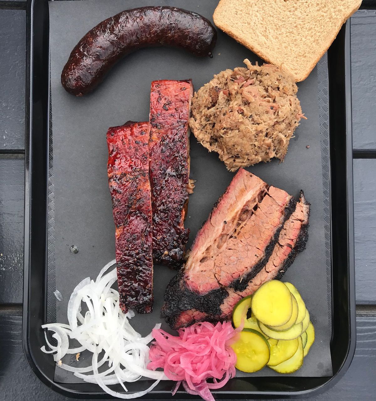 Meats at Horn Barbecue