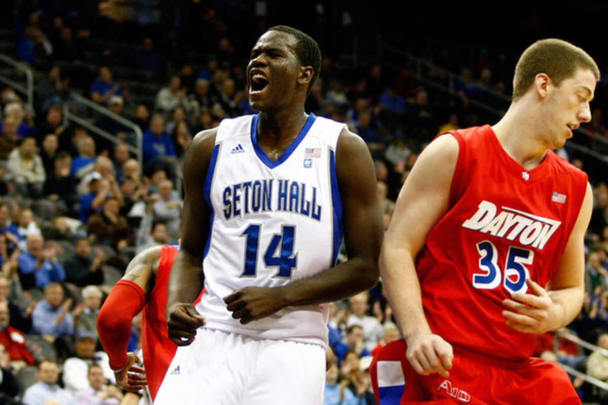 Eniel Polynice's coming out party in the first half will be largely quieted by Seton Hall's second-half collapse.  