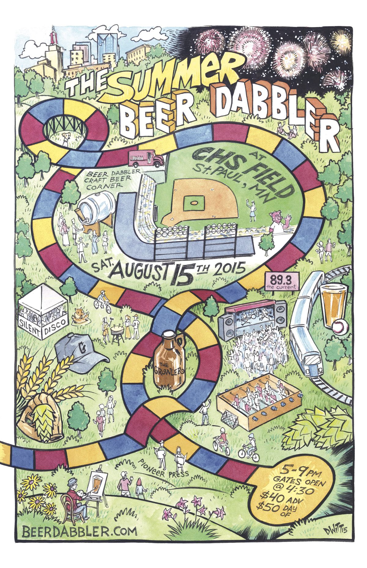 Poster for The Summer Beer Dabbler. Photo courtesy of The Beer Dabbler