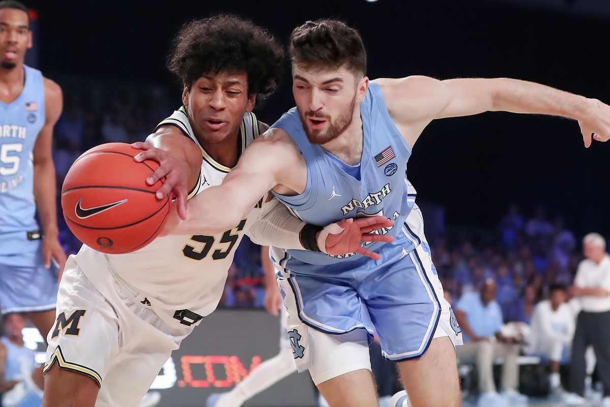 NCAA Basketball: Battle 4 Atlantis-Michigan at North Carolina
