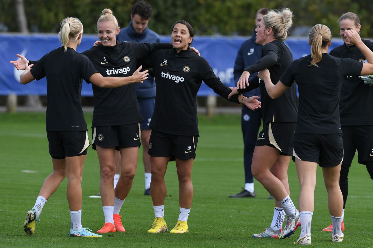Chelsea FC Women Training And Press Conference