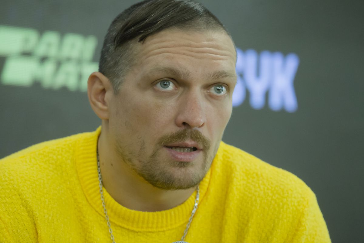 Oleksandr Usyk uses his platform to speak out about the ongoing war in Ukraine and its ramifications for the next Olympics.
