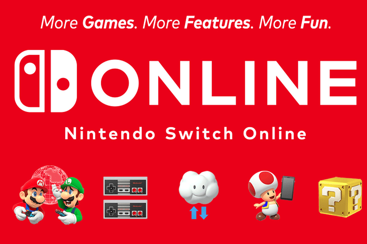 title card advertising Nintendo Switch Online and its Expansion Pack