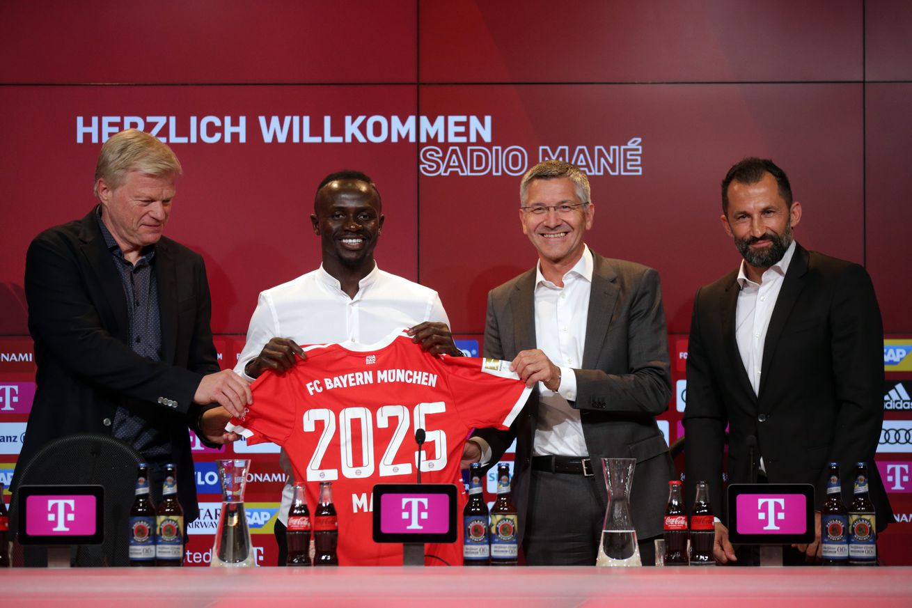 FC Bayern Muenchen Unveils New Signing Sadio Mane