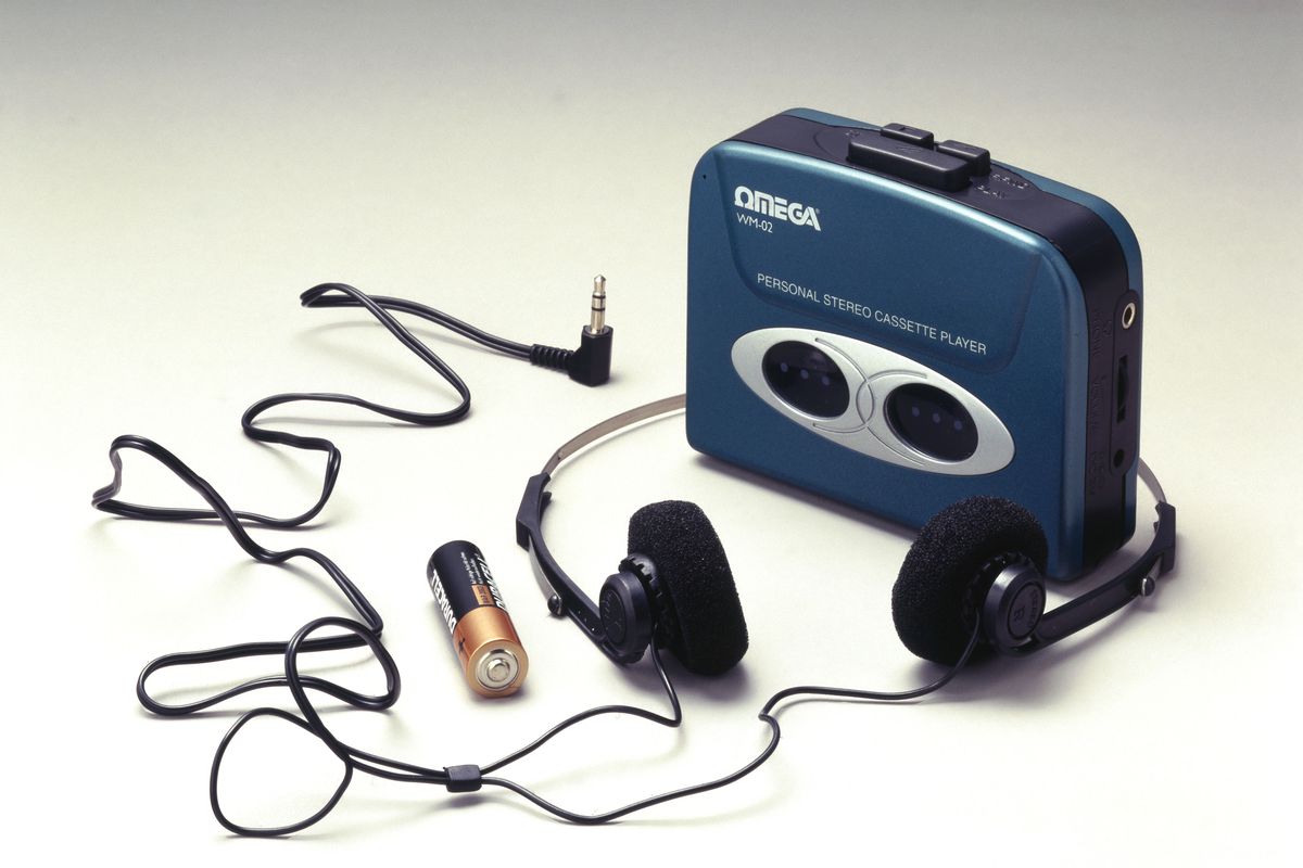 Omega personal stereo cassette player, c 1998.