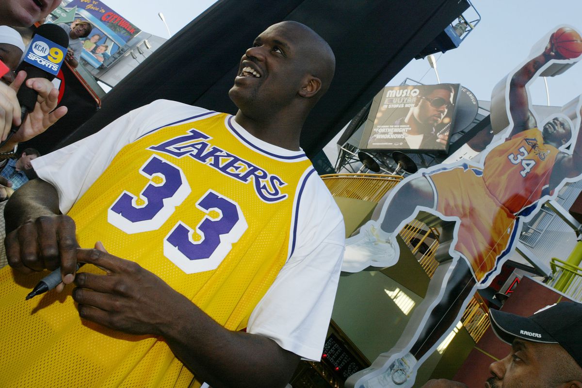 Shaquille O'Neal Opens Team LA Superstore on Universal Citywalk