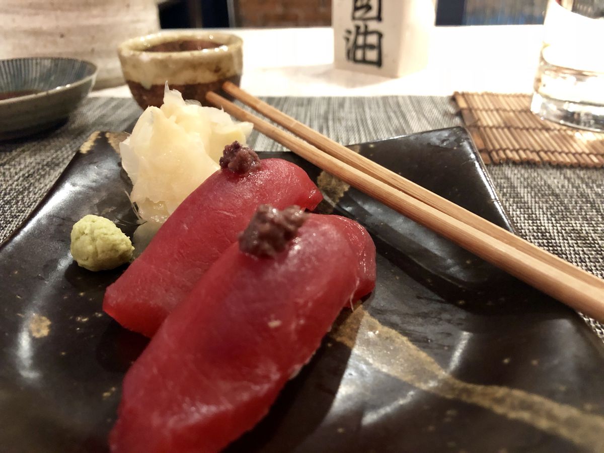 Sashimi at Sushi Hachi.