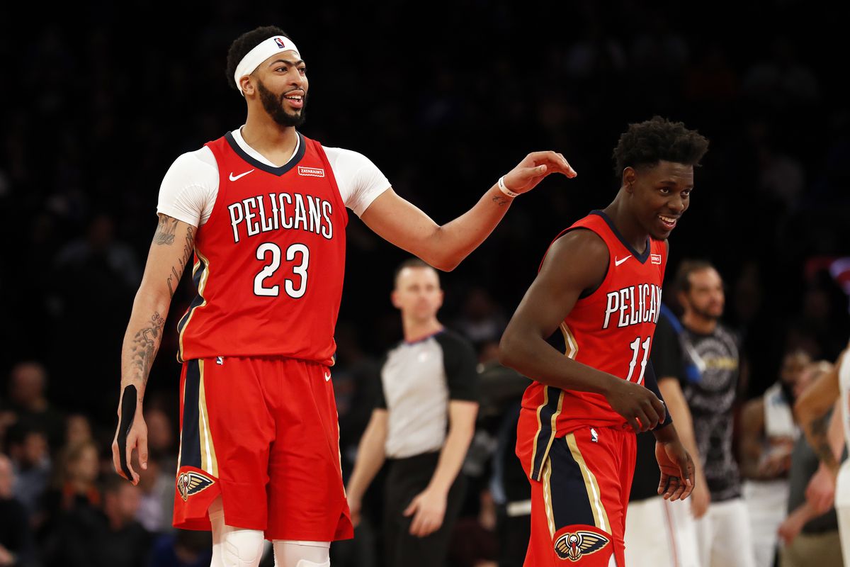 Image result for anthony davis and jrue holiday