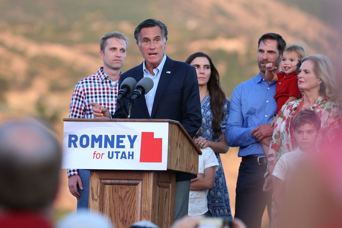 Mitt Romney Runs For Utah Senate Seat In State’s Primary