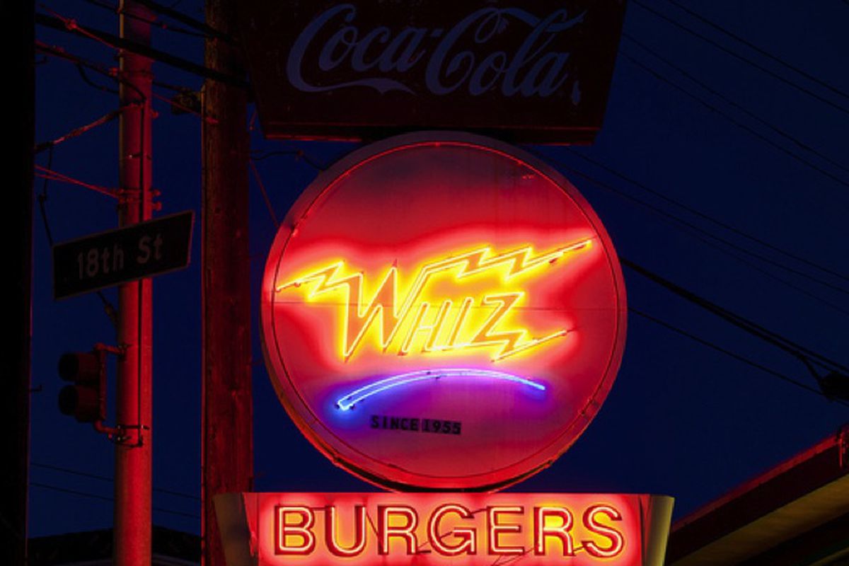 Whiz Burgers Drive-In. 