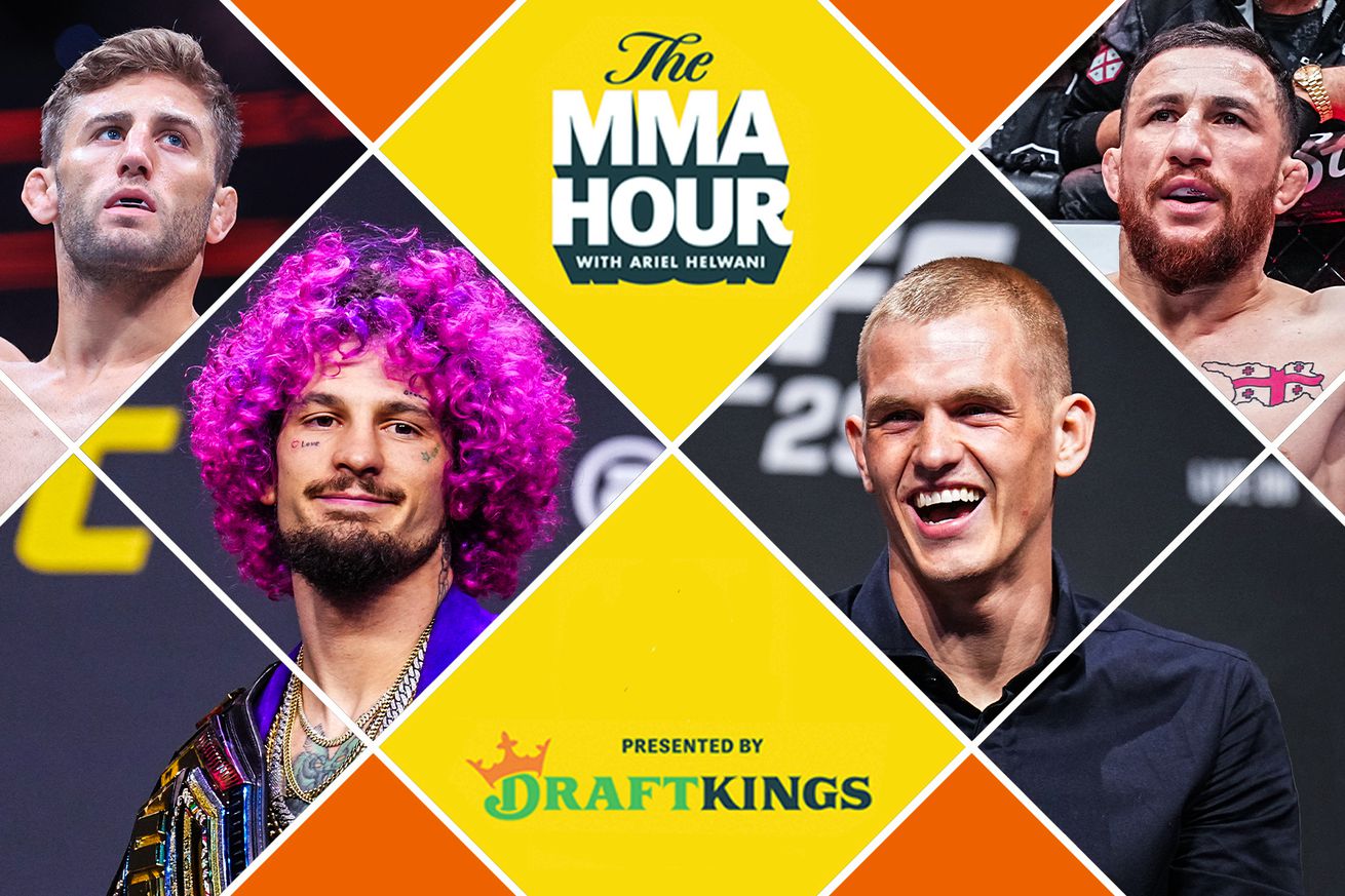 The MMA Hour with Sean O’Malley, Ian Machado Garry, Merab Dvalishvili, and Oban Elliott at 1 p.m. ET