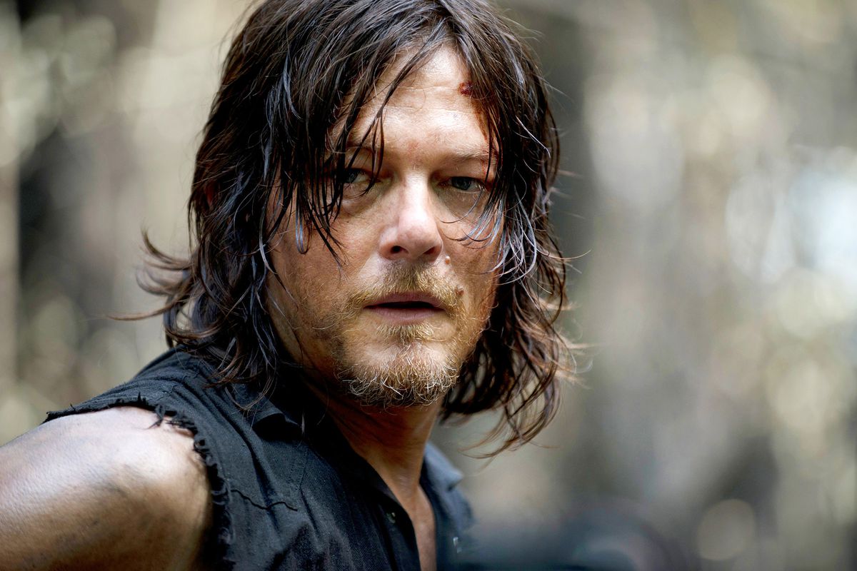 Daryl Dixon (Norman Reedus) in close-up