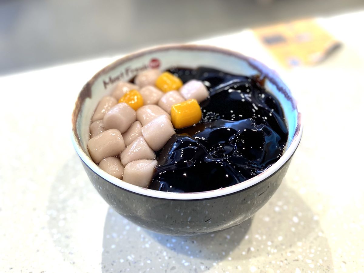 Icy grass jelly at Meet Fresh in Temple City.