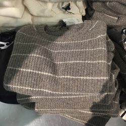 Beardsley gray sweater, $97 (was $325)